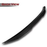 For 2011-2014 Hyundai Sonata STP-Style Carbon Look Front Bumper Body Spoiler Lip 3pcs + For 2011-2014 Hyundai Sonata W-Power Carbon Painted V-Style Trunk Spoiler Wing