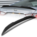 For 2011-2014 Hyundai Sonata W-Power Carbon Painted V-Style Trunk Spoiler Wing