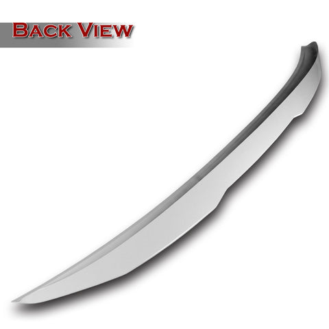For 2011-2014 Hyundai Sonata STP-Style Painted White Front Bumper Spoiler Lip 3pcs + For 2011-2014 Hyundai Sonata W-Power Pearl White V-Style Trunk Lid Spoiler Wing
