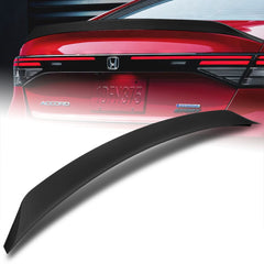 For 2023-2025 Honda Accord W-Power Matt Black Rear Trunk Duckbill Spoiler Wing