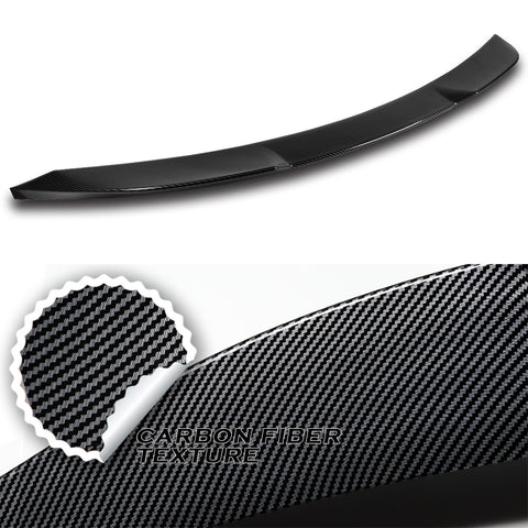 For 2025-2027 Toyota Camry W-Power V-Style Carbon Look Rear Trunk Spoiler Wing