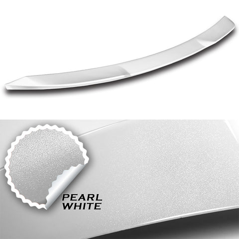 For 2025-2027 Toyota Camry W-Power V-Style Pearl White Rear Trunk Spoiler Wing