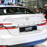 For 2025-2027 Toyota Camry W-Power V-Style Pearl White Rear Trunk Spoiler Wing