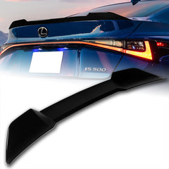 For 2021-2025 Lexus IS350 IS500 W-Power Pearl Black Duckbill Rear Trunk Spoiler