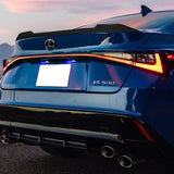 For 2021-2025 Lexus IS350 IS500 W-Power Carbon Look Duckbill Rear Trunk Spoiler