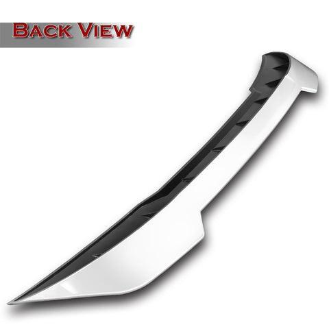 For 2021-2025 Lexus IS350 IS500 W-Power Pearl White Duckbill Rear Trunk Spoiler