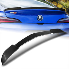 For 2023-2025 Acura Integra W-Power Carbon Look Duckbill Rear Trunk Spoiler Wing
