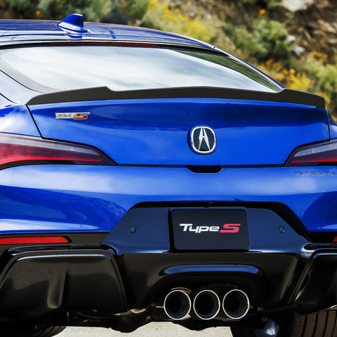 For 2023-2025 Acura Integra W-Power Matt Black Rear Trunk Duckbill Spoiler Wing