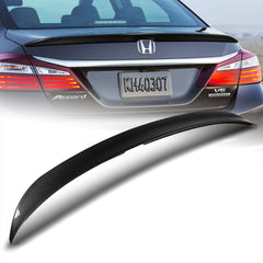 For 2013-2017 Honda Accord Sedan W-Power Carbon Look Duckbill Rear Trunk Spoiler