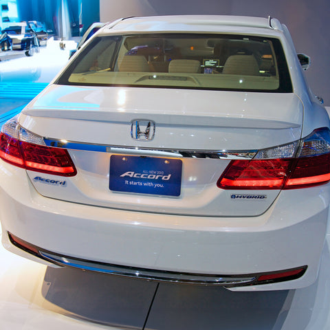 For 2013-2017 Honda Accord Sedan W-Power Pearl White Duckbill Rear Trunk Spoiler