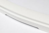 For 2016-2018 Chevy Camaro Painted White ZL1 Style Front Bumper Body Kit Lip 3pcs + For 16-20 Chevy Camaro Factory Sty 3-Piece Painted White ABS Rear Trunk Spoiler