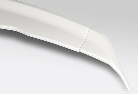 For 2016-2018 Chevy Camaro Painted White ZL1 Style Front Bumper Body Kit Lip 3pcs + For 16-20 Chevy Camaro Factory Sty 3-Piece Painted White ABS Rear Trunk Spoiler