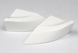 For 2016-2018 Chevy Camaro Painted White ZL1 Style Front Bumper Body Kit Lip 3pcs + For 16-20 Chevy Camaro Factory Sty 3-Piece Painted White ABS Rear Trunk Spoiler