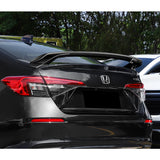 For 2022-2024 Honda Civic 4DR Sedan HP-Style Painted Black Trunk Spoiler Wing