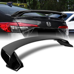 For 2022-2024 Honda Civic 4DR Sedan HP-Style Painted Black Trunk Spoiler Wing