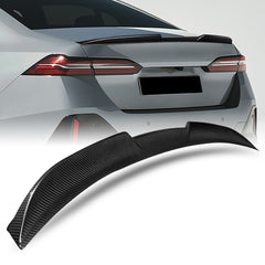 For 2024-2025 BMW 5-Series i5 G60 V-Style Carbon Fiber Rear Trunk Spoiler Wing