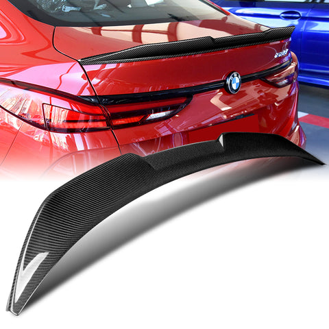 For 2020-2024 BMW 2-Series Gran Coupe F44 V-Style Carbon Fiber Trunk Lid Spoiler