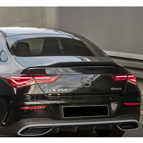 For 2020-2023 Mercedes CLA-Class W118 PSM-Style Carbon Fiber Rear Trunk Spoiler