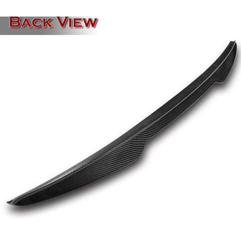 For 2009-2014 Acura TSX Sedan V-Style Carbon Fiber Duckbill Trunk Spoiler Wing  + For 2009-2014 Acura TSX V-Style Carbon Fiber Rear Window Roof Visor Spoiler Wing
