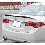 For 2009-2014 Acura TSX Sedan V-Style Carbon Fiber Duckbill Trunk Spoiler Wing  + For 2009-2014 Acura TSX V-Style Carbon Fiber Rear Window Roof Visor Spoiler Wing