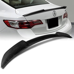 For 2013-2018 Acura ILX Sedan V-Style Carbon Fiber Duckbill Trunk Spoiler Wing