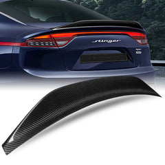 For 2018-2023 KIA Stinger G-Style Carbon Fiber Rear Duckbill Trunk Spoiler Wing