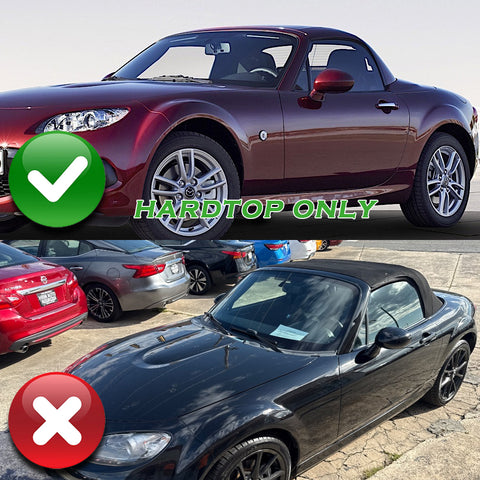 For 2006-2015 Mazda Miata MX-5 STP-Style Real Carbon Fiber Trunk Spoiler Wing