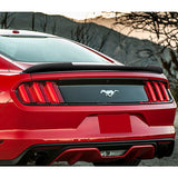 For 2015-2022 Ford Mustang Coupe H-Style Real Carbon Fiber Trunk Spoiler Wing + For 2015-2023 Ford Mustang Coupe Shark Fin Carbon Fiber Vortex Roof Spoiler Wing