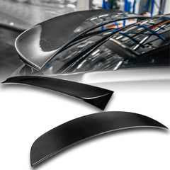 For 2016-2025 Tesla Model X OE-Style Real Carbon Fiber Rear Trunk Spoiler Wing + For 2016-2025 Tesla Model X SUV Carbon Fiber Rear Roof Window Visor Spoiler Wing