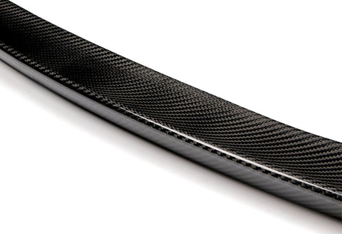 For 2017-2023 Tesla Model-3 OE-Style Real Carbon Fiber Rear Trunk Spoiler Wing + For 2017-2023 Tesla Model 3 Carbon Fiber Rear Roof Window Visor Spoiler Wing