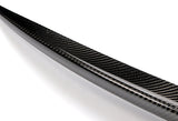 For 2017-2023 Tesla Model-3 OE-Style Real Carbon Fiber Rear Trunk Spoiler Wing + For 2017-2023 Tesla Model 3 Carbon Fiber Rear Roof Window Visor Spoiler Wing