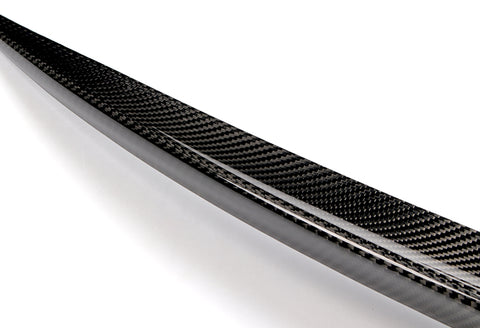 For 2017-2023 Tesla Model-3 OE-Style Real Carbon Fiber Rear Trunk Spoiler Wing + For 2017-2023 Tesla Model 3 Carbon Fiber Rear Roof Window Visor Spoiler Wing