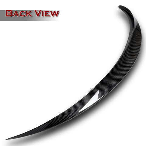 For 2020-2024 Tesla Model Y OE-Style Real Carbon Fiber Rear Trunk Spoiler Wing + For 2020-2024 Tesla Model Y Carbon Fiber Rear Roof Window Visor Spoiler Wing
