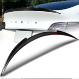 For 2020-2024 Tesla Model Y Real Carbon Fiber V-Style Trunk Lid Spoiler Wing + For 2020-2024 Tesla Model Y Carbon Fiber Rear Roof Window Visor Spoiler Wing