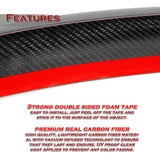 For 2017-2023 Tesla Model 3 Matt Carbon Fiber Rear Trunk Duckbill Spoiler Wing