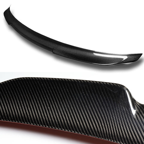 For 2011-2013 Kia Optima K5 V-Style Real Carbon Fiber Rear Trunk Spoiler Wing + For 2011-2015 Kia Optima K5 V-Style Carbon Fiber Rear Roof Window Spoiler Wing