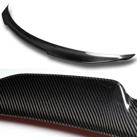 For 2014-2015 Kia Optima K5 V-Style Real Carbon Fiber Rear Trunk Spoiler Wing + For 2011-2015 Kia Optima K5 V-Style Carbon Fiber Rear Roof Window Spoiler Wing