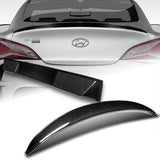 For 2010-2016 Hyundai Genesis Coupe 2DR OE-Style Carbon Fiber Trunk Spoiler Wing + For 2010-2016 Hyundai Genesis Coupe Carbon Fiber Rear Roof Visor Window Spoiler