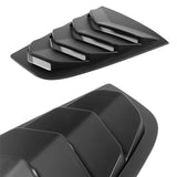 For 2003-2008 Nissan 350Z ABS Black Side Window Louvers Scoop Cover Vent 2pcs