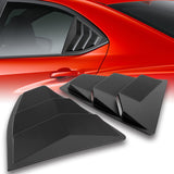 For 2022-2023 Subaru WRX Sedan ABS Black Side Window Louvers Scoop Cover Vent