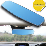 W-Power 270MM Convex Interior Panoramic Rear View Blue Tint Mirror Universal