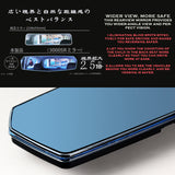 W-Power 300MM Wide Flat Interior Panoramic Rear View Blue Tint Mirror Universal