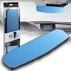 W-Power 300MM Wide Flat Interior Panoramic Rear View Blue Tint Mirror Universal