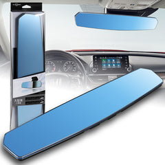 W-Power 400MM Wide Flat Interior Panoramic Rear View Blue Tint Mirror Universal