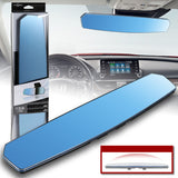 W-Power 400MM Convex Interior Panoramic Rear View Blue Tint Mirror Universal