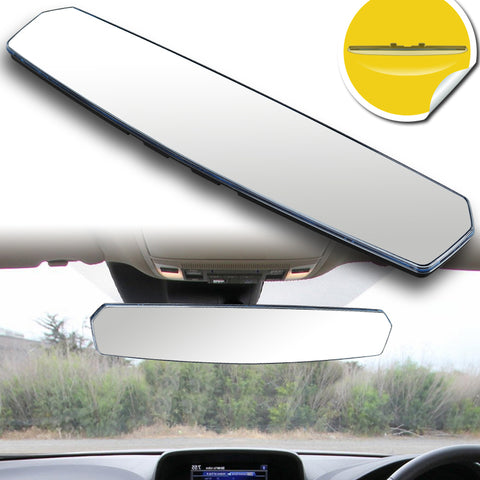 W-Power 400MM Convex Interior Panoramic Rear View Clear Tint Mirror Universal