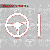 NRG 350MM White Classic Wood Grip Chrome Gold Spokes Steering Wheel ST-015CG-WT