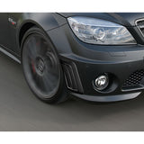 For 2008-2011 Mercedes C63 W204 Real Carbon Fiber Front Bumper Side Air Vents