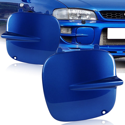 For 1997-2001 Subaru Impreza STi GC8 GF8 Blue Fog Light Lamp Bumper Covers Cap