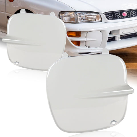 For 1997-2001 Subaru Impreza STi GC8 GF8 White Fog Light Lamp Bumper Covers Cap